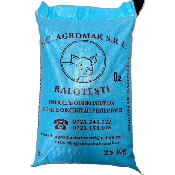 agromar furaje / nutret combinat purcel starter 02 granulat (15 30 kg), 25kg