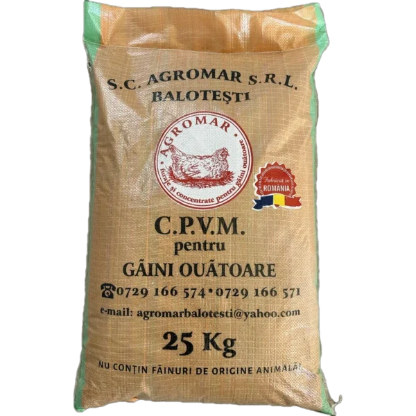 agromar concentrate / c.p.v.m gaini ouatoare 35 % farin, 25kg
