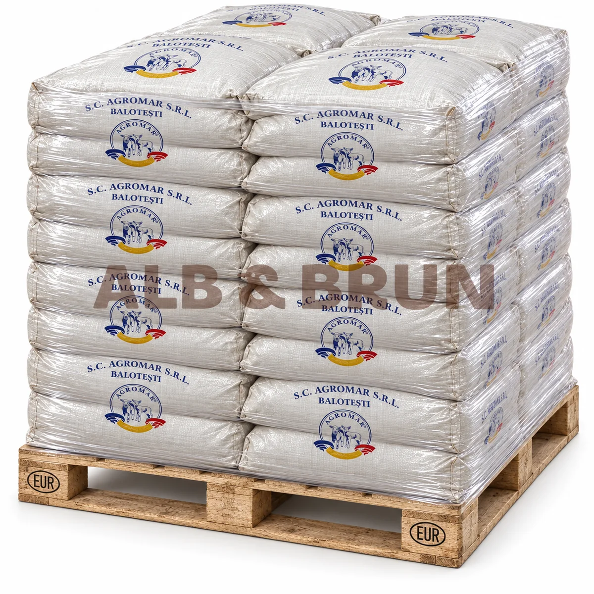 AGROMAR - Furaje / Nutret combinat iezi si miei crestere granulat, 25kg - PALET tona