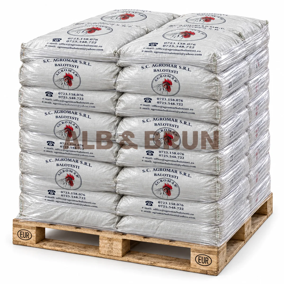 AGROMAR - Furaje / Nutret combinat taurine la ingrasat granulat, 25kg - PALET tona