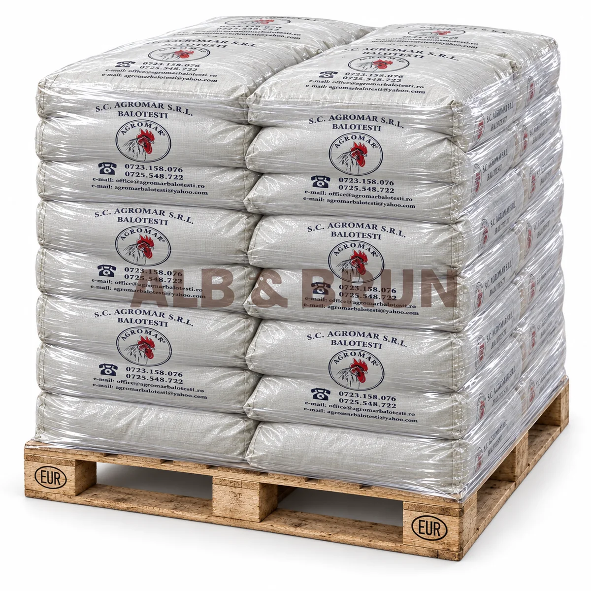 AGROMAR - Furaje / Nutret combinat vaci lapte intensiv granulat, 25kg - PALET tona