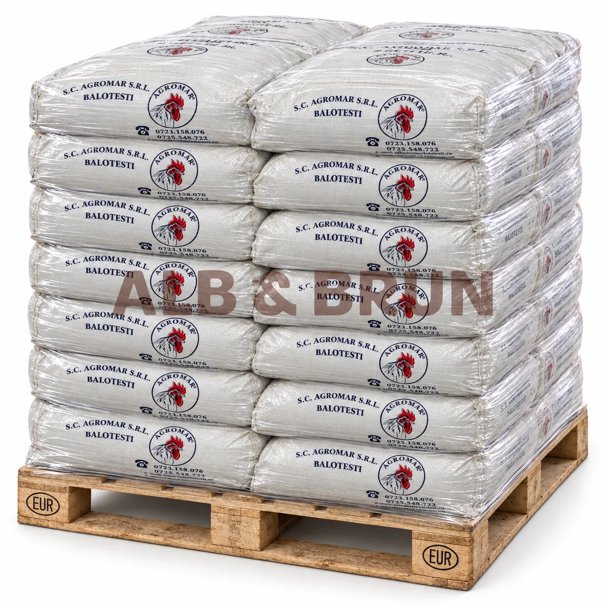 AGROMAR - Furaje / Nutret combinat vitei (INTENSIV) granulat, 25kg - PALET tona