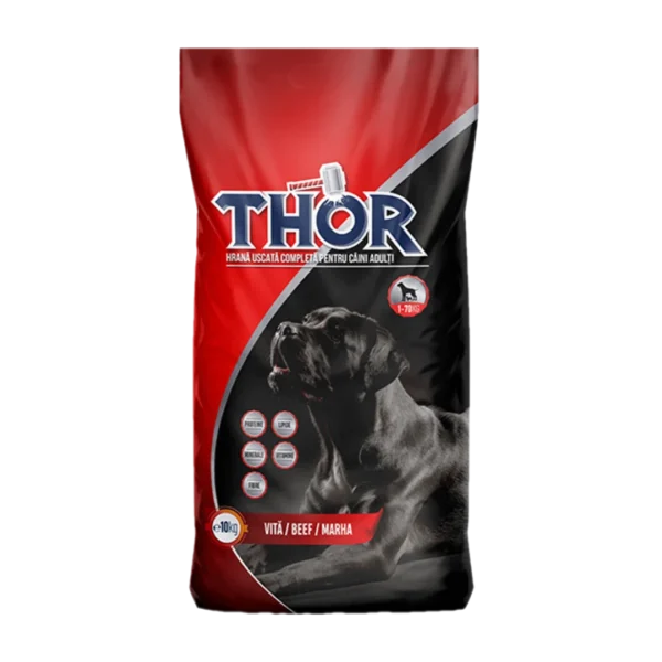 thor hrana uscata pentru caini cu aroma de vita, 10kg