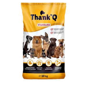 thank q standard hrana uscata pentru caini cu aroma de pui, 10kg