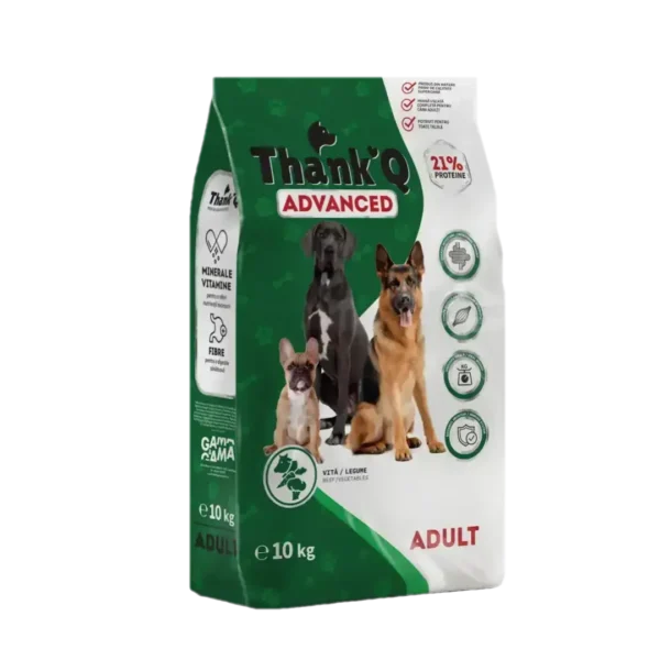 hrana caini thank q advanced adult 10kg vita
