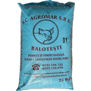 agromar furaje / nutret combinat purcel prestarter 01 granulat (10 42 zile), 25kg