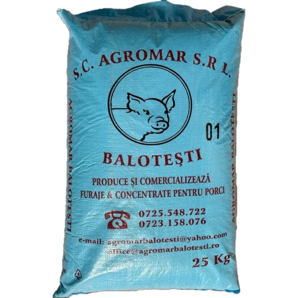 agromar furaje / nutret combinat purcel prestarter 01 granulat (10 42 zile), 25kg