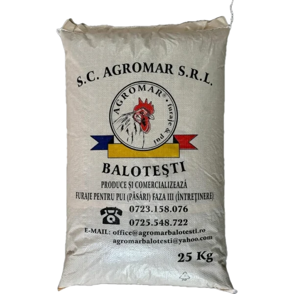 agromar furaje / nutret combinat multispecii granulat (basic), 25kg