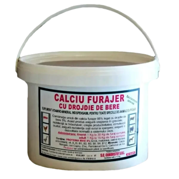 cordostef calciu cu drojdie la galeata, 5kg