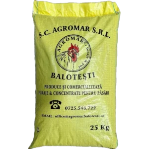 agromar furaje / nutret combinat pui crestere (> 30 zile) cu proteina 18 % granulat semiintensiv, 25kg