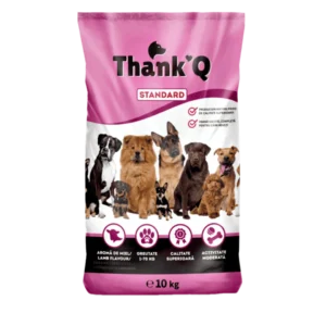 thank q standard hrana uscata pentru caini cu aroma de miel, 10kg