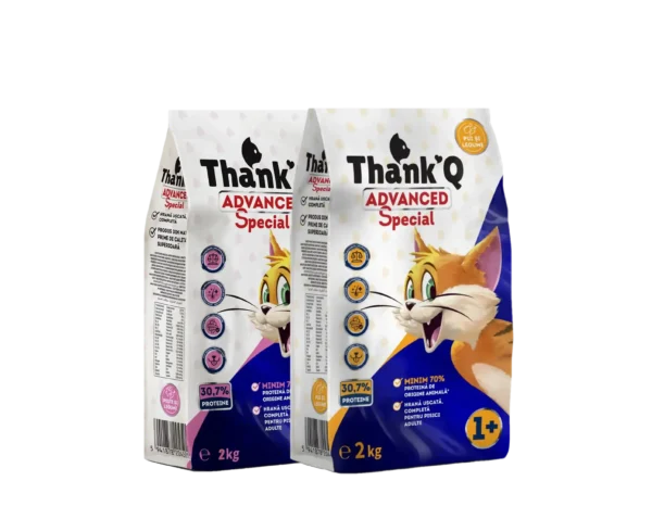 hrana pisici thank q advanced special 2kg peste