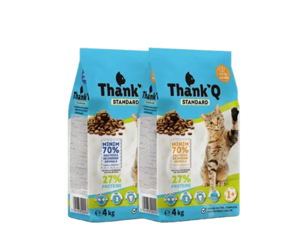 thank q standard hrana pentru pisici adulte cu peste, 4kg