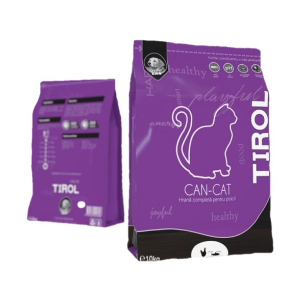 tirol can cat hrana uscata pentru pisici cu peste, 10 kg
