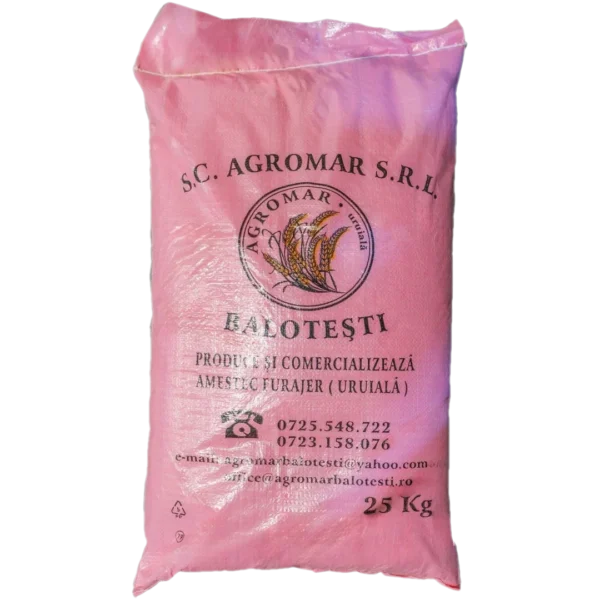 agromar furaje / amestec furajer (pasari, porci, rumegatoare) farin / uruiala 25kg