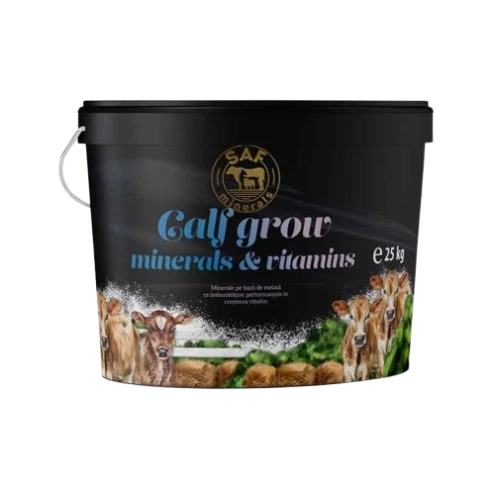 Minerale pe baza de melasa, Calf Grow, Crestere Vitei, Galeata 25kg - PALET tona