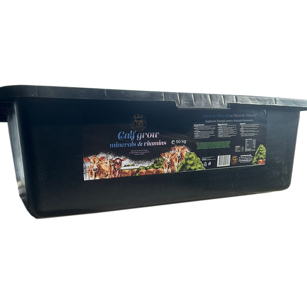 Găleți de lins cu minerale în bază de melasă, Crestere Viței, 50 kg