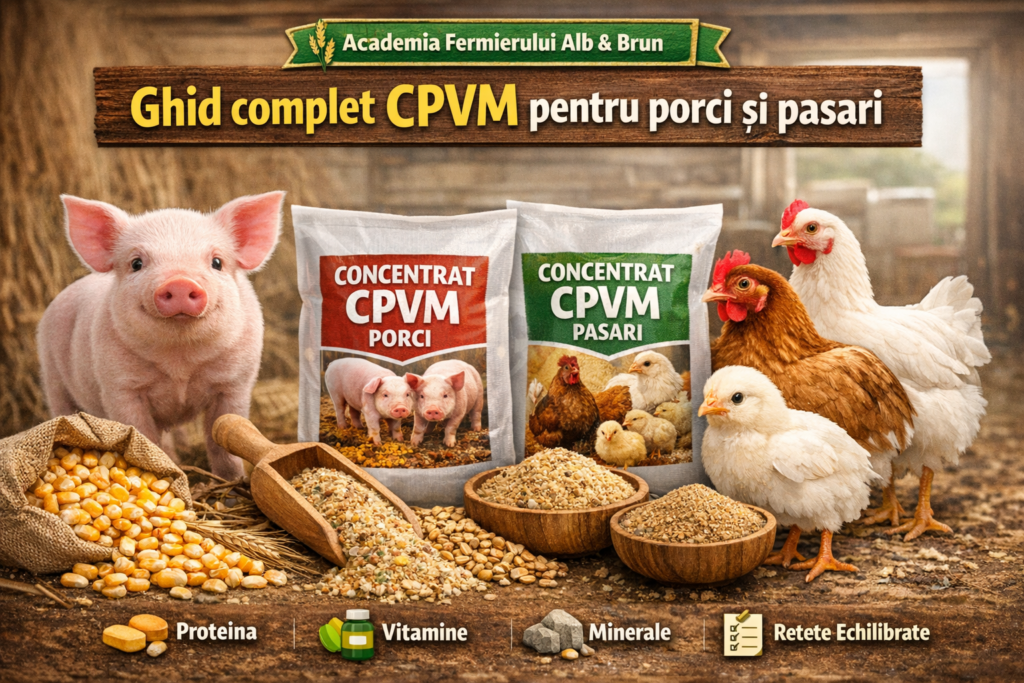 Ghid complet CPVM pentru porci si pasari