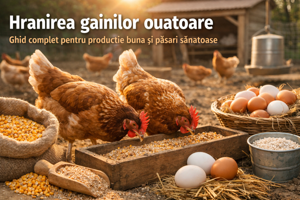 Hrănirea găinilor ouătoare