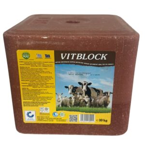 Multivit Block – Bloc mineral multivitaminic pentru rumegătoare, 10 kg