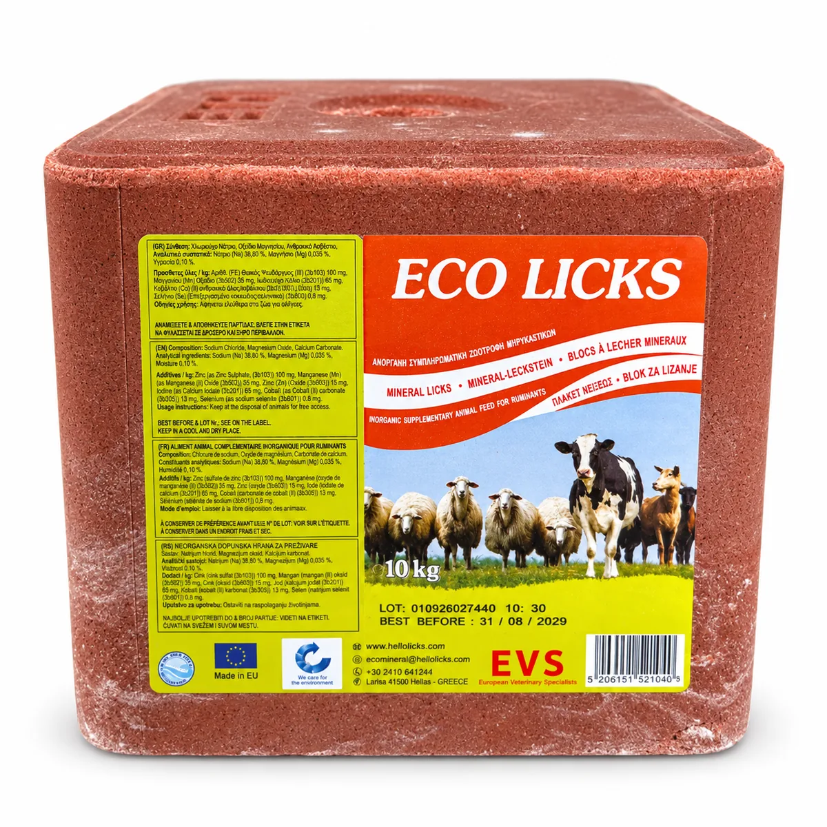 Standard Block - Bloc mineral pentru rumegatoare, 10 kg