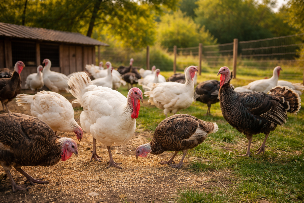 Nutriția curcilor pe etape