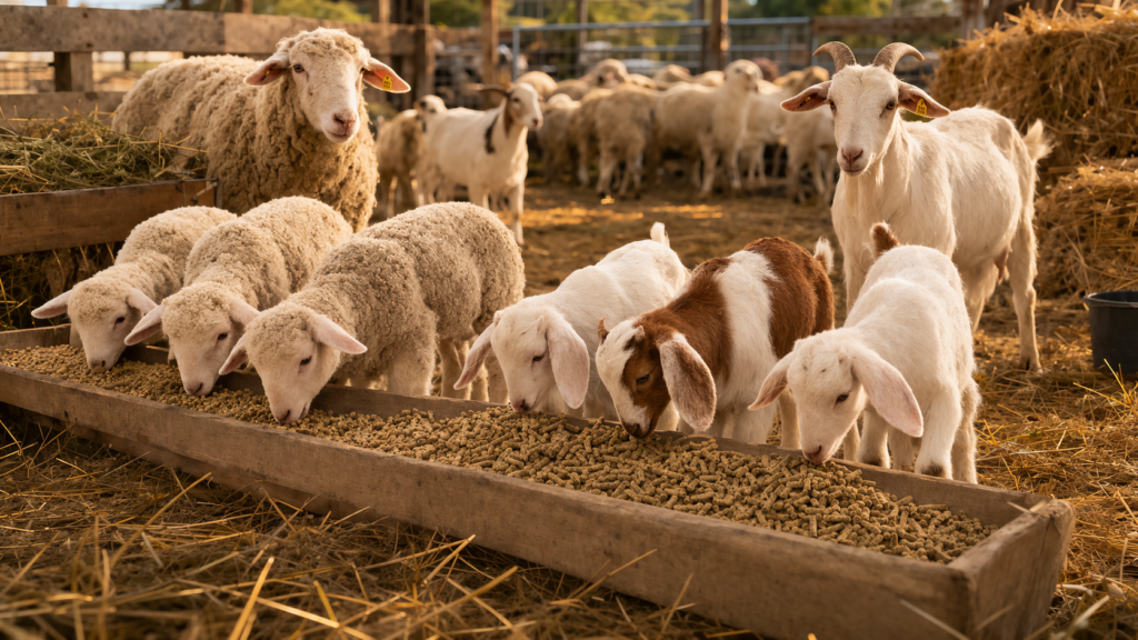 Nutritia mieilor si iezilor de la nastere la crestere