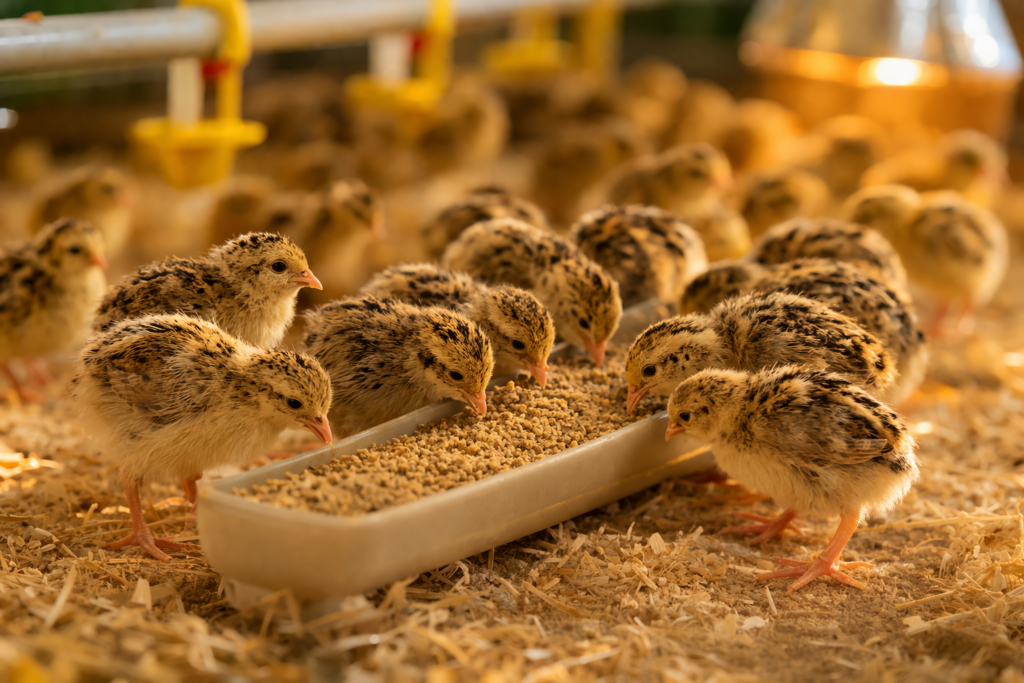 Nutriția prepelițelor