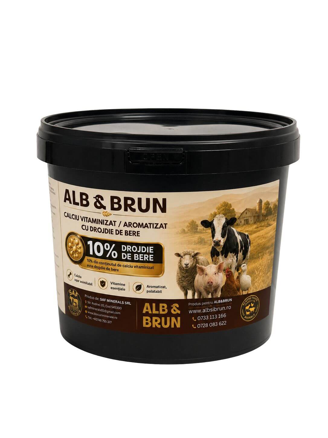 Calciu vitaminizat / aromatizat cu drojdie de bere, 5kg