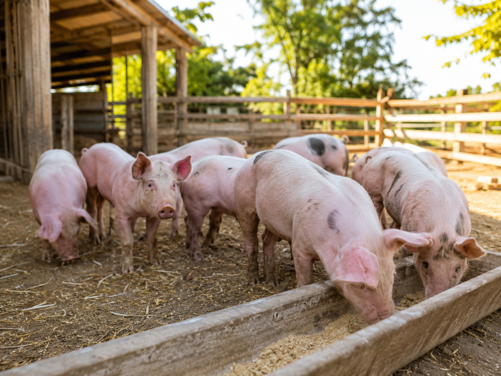 Ce hrană alegi pentru porci