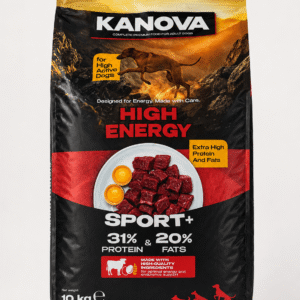 KANOVA High Energy Sport - Hrană uscată pentru câini adulți activi, 10 kg