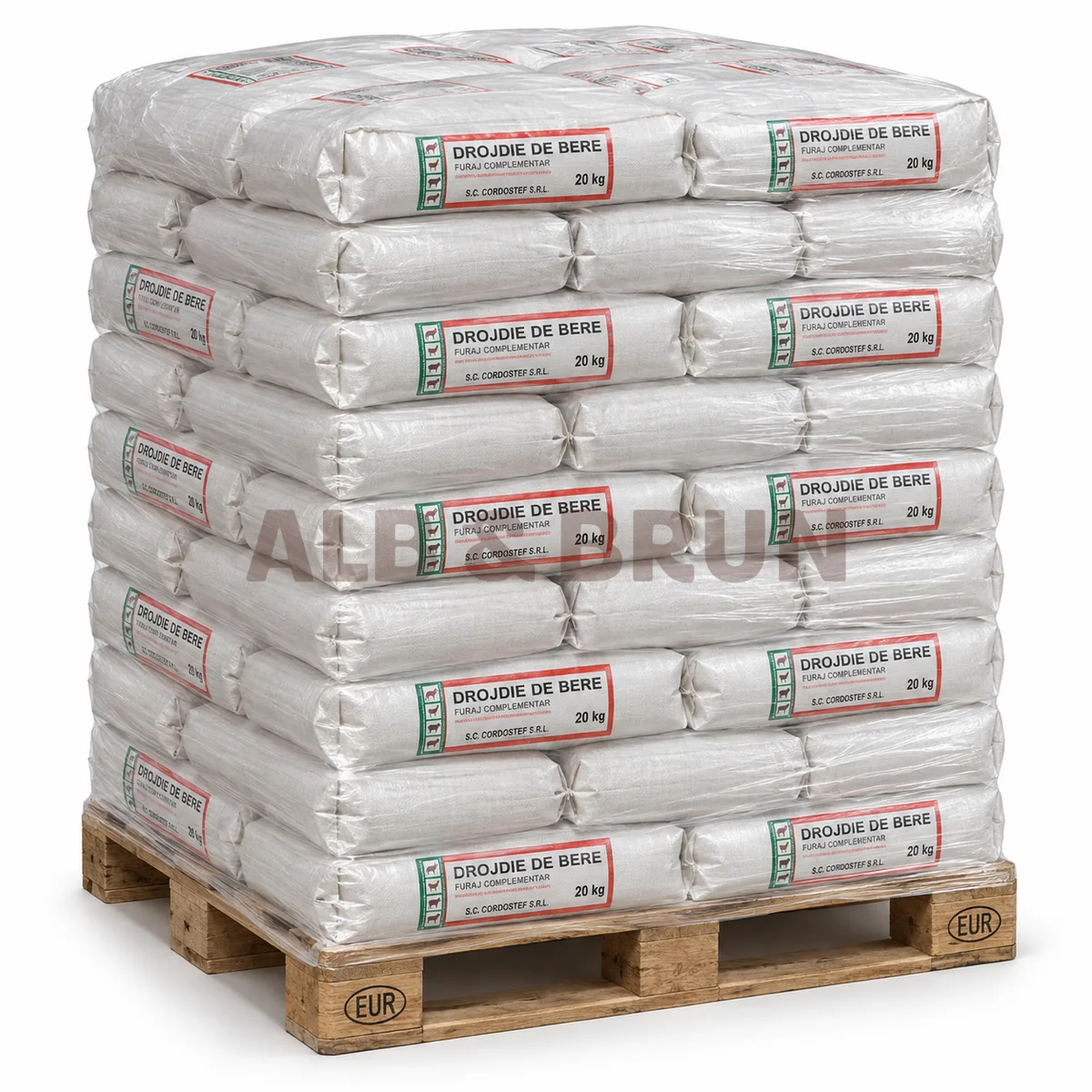 CORDOSTEF – Drojdie de bere cu borhot, 20kg, Palet Tona
