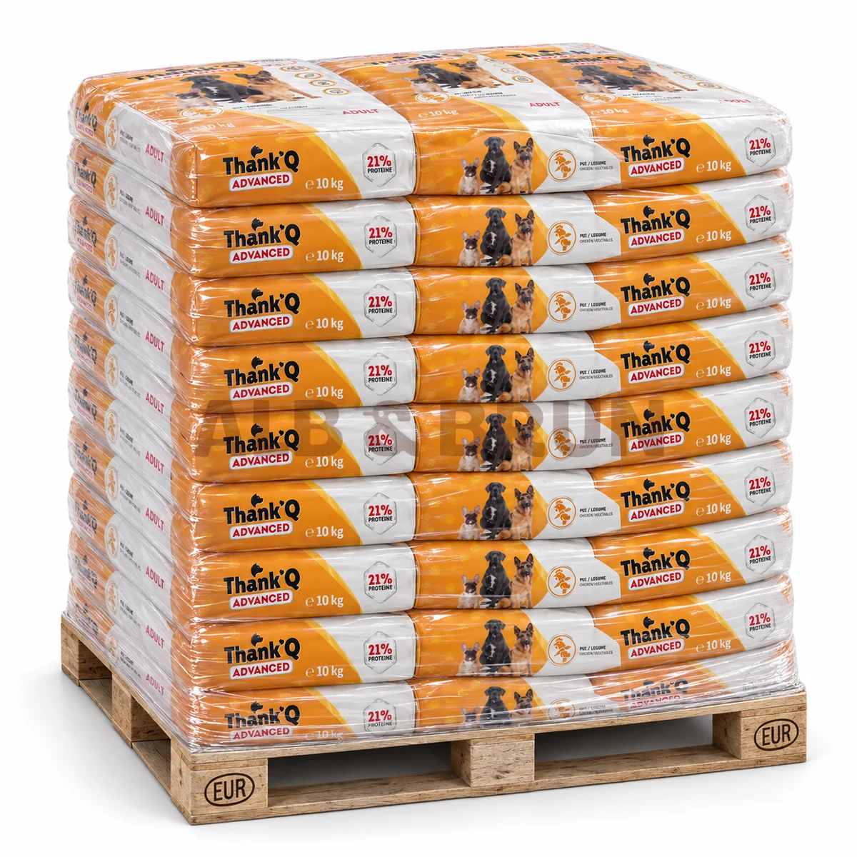 Hrana caini Thank Q ADVANCED ADULT, 10kg, PUI, Palet 680 kg