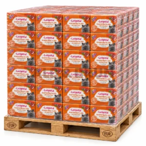Leopold Miel si inima in jeleu, pisici, (24 plicuri x 100gr), 2.4kg, Palet 576 kg
