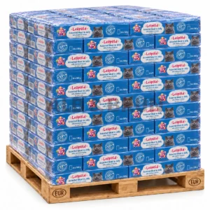 Leopold Pui si Curcan in jeleu, pisici, (24 plicuri x 100gr), 2.4kg, Palet 576 kg